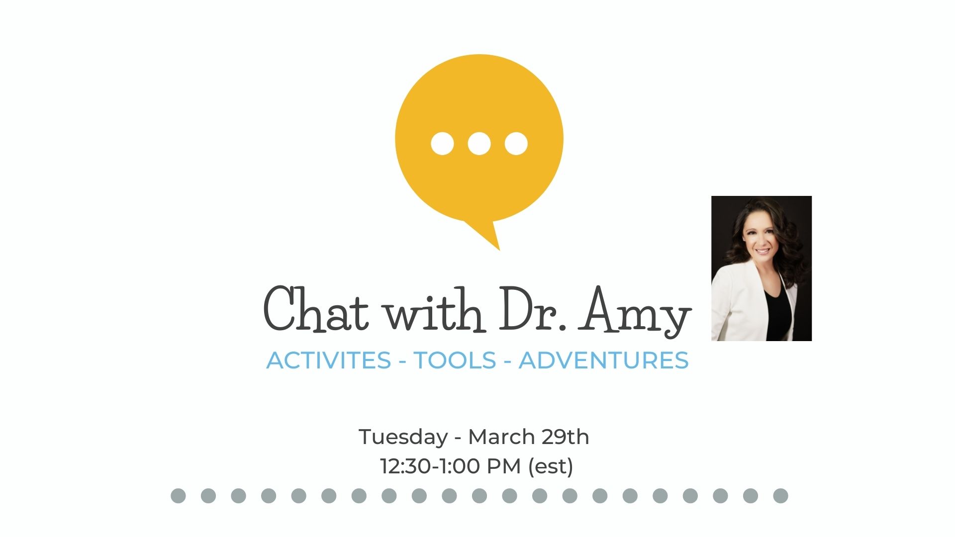 Chat with Dr Amy