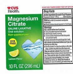 Recall – CVS Magnesium Citrate Saline Laxative